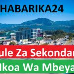 Shule Za Sekondari Mkoa Wa Mbeya