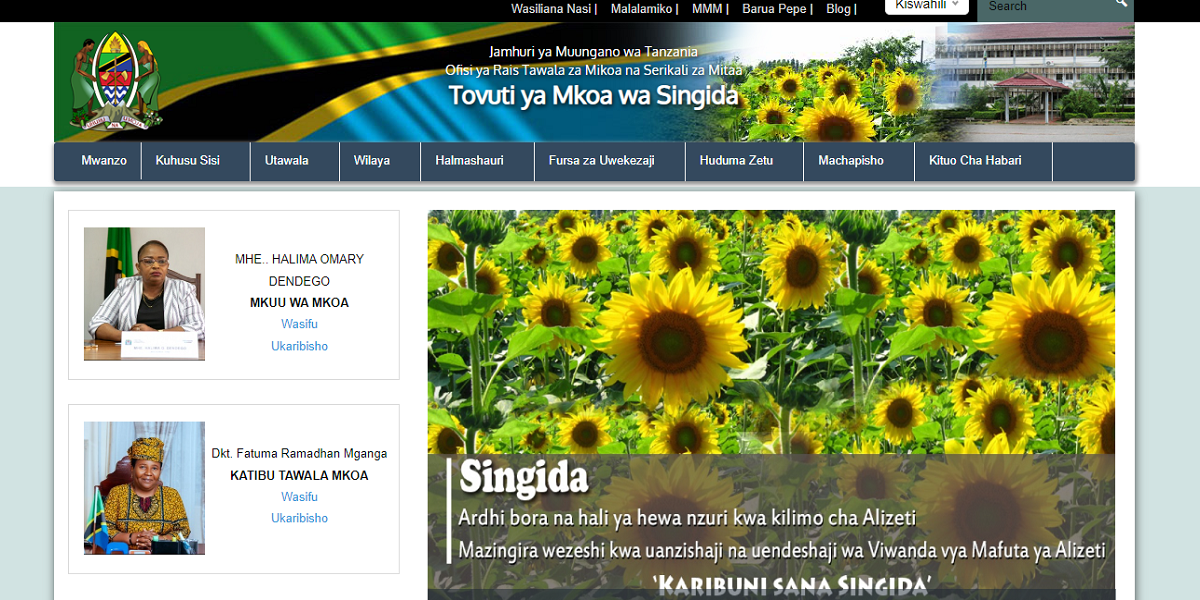Shule za Sekondari Mkoa wa Singida