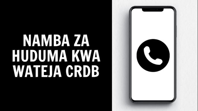 CRDB SimBanking huduma kwa wateja