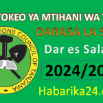 Matokeo ya Darasa la Saba Mkoa wa Dar es Salaam 2024/2025