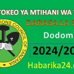 Matokeo ya Darasa la Saba Mkoa wa Dodoma 2024/2025