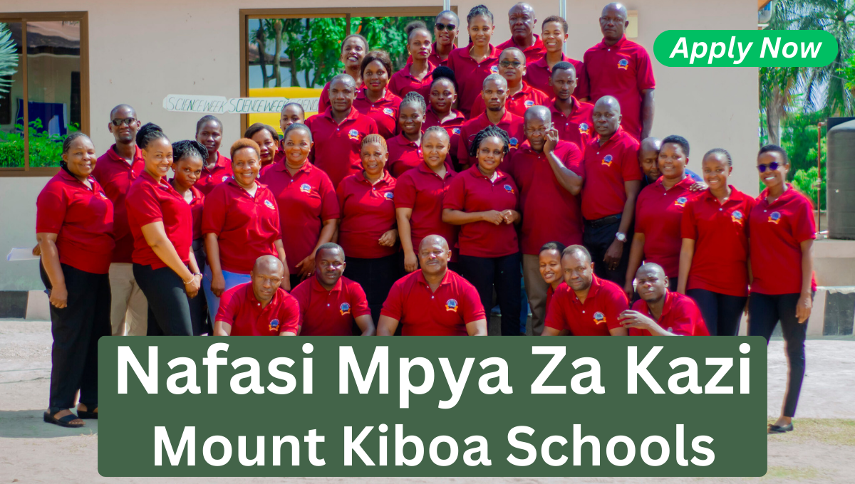 Nafasi Mpya 6 za Kazi Ya Walimu Mount Kibo Schools