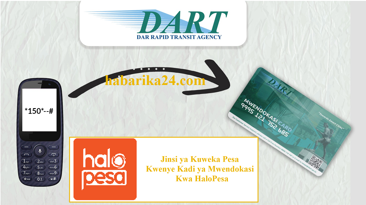 Jinsi ya Kuweka Pesa Kwenye Kadi ya Mwendokasi Kwa HaloPesa