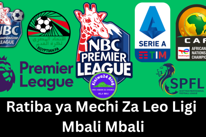 Ratiba ya Mechi Za Leo