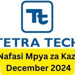 Nafasi za Kazi Tetra Tech December 2024