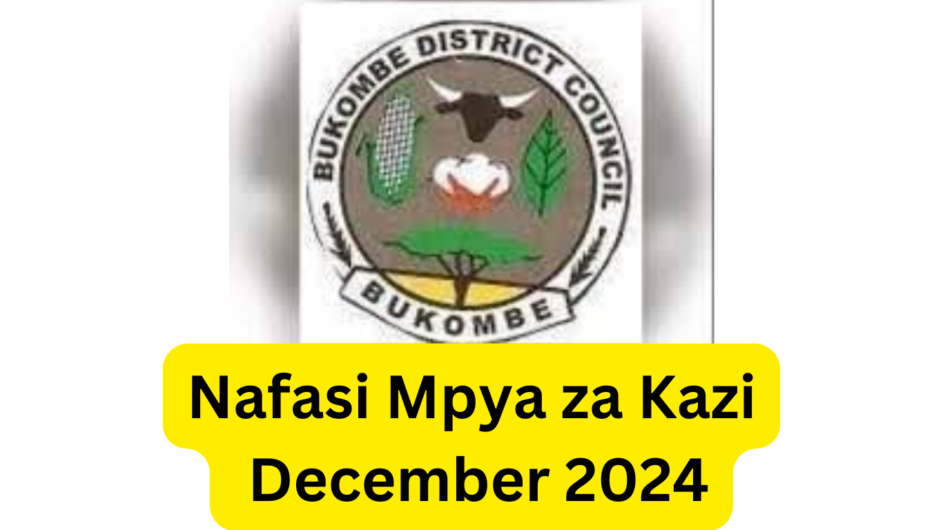 Nafasi za Kazi Halmashauri ya Wilaya ya Bukombe December 2024