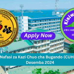 Nafasi za Kazi Chuo cha Bugando (CUHAS) Desemba 2024