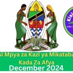 Nafasi Mpya za Kazi ya Mikataba Kwa Kada Za Afya