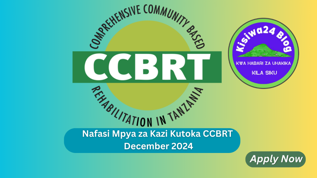 Nafasi Mpya za Kazi Kutoka CCBRT December 2024 Nafasi Mpya za Kazi Kutoka CCBRT December 2024
