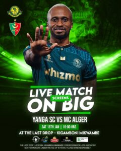 Yanga vs MC Alger Leo 18 January 2025 Ni Saa ngapi?
