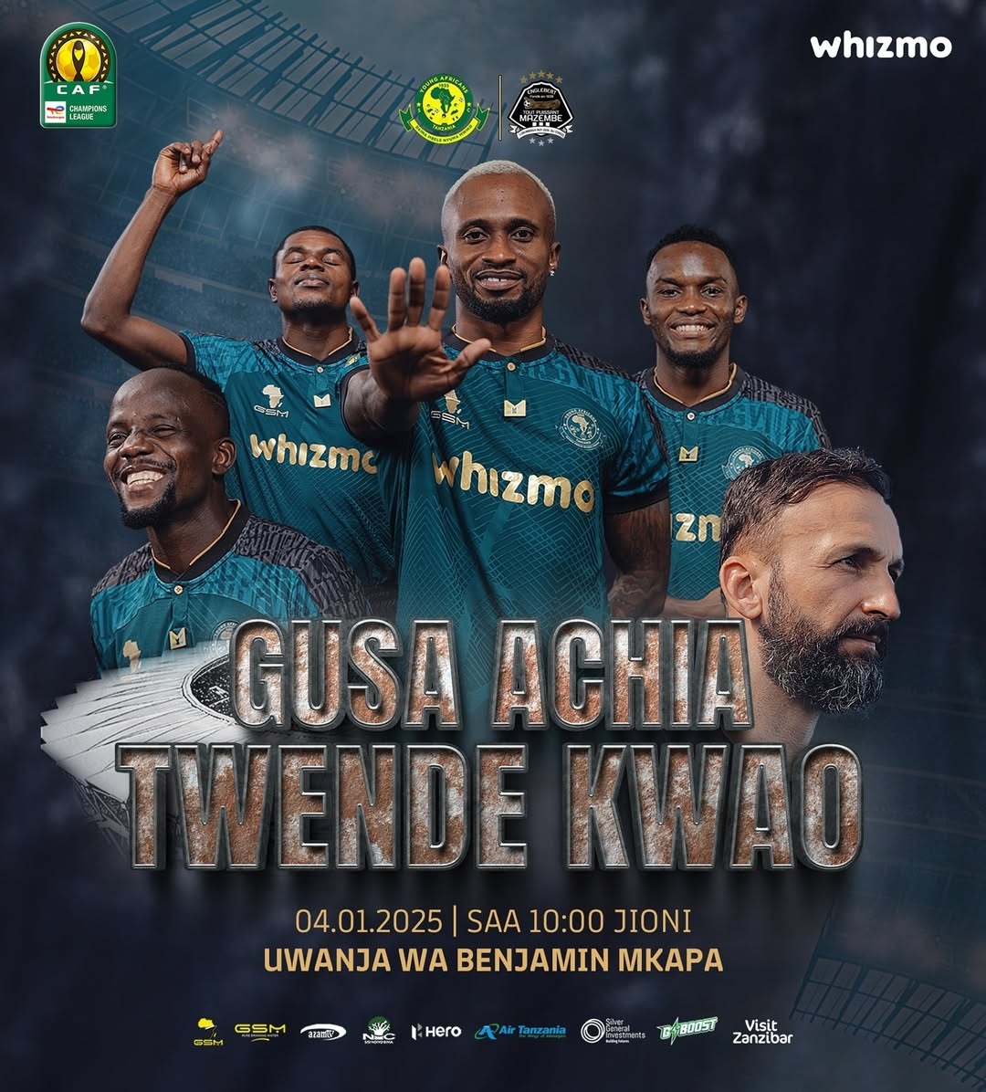 Vituo vya TIKETI Yanga SC vs TP Mazembe 04 January 2025