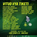 Vituo Vya Kununua Tiketi Mechi ya Yanga Vs Kagera Suger 2/02/2025