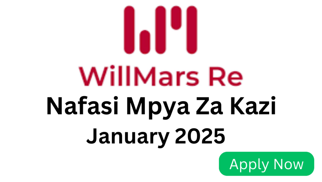 Nafasi za Kazi WillMars Re January 2025