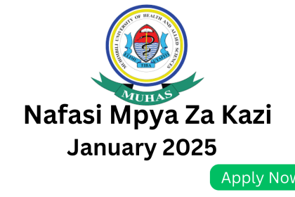 Nafasi 36 za Kazi MUHAS January 2025