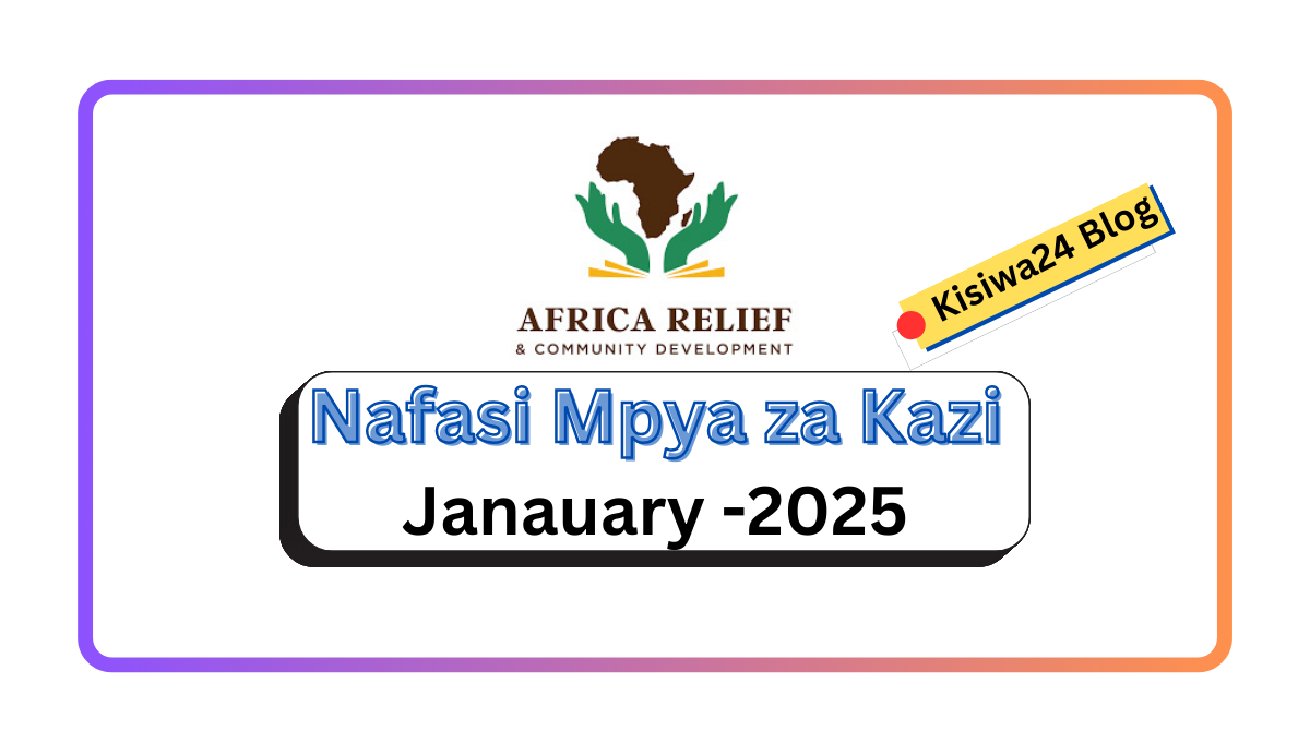 Nafasi za Kazi:- Accountant at Africa Relief