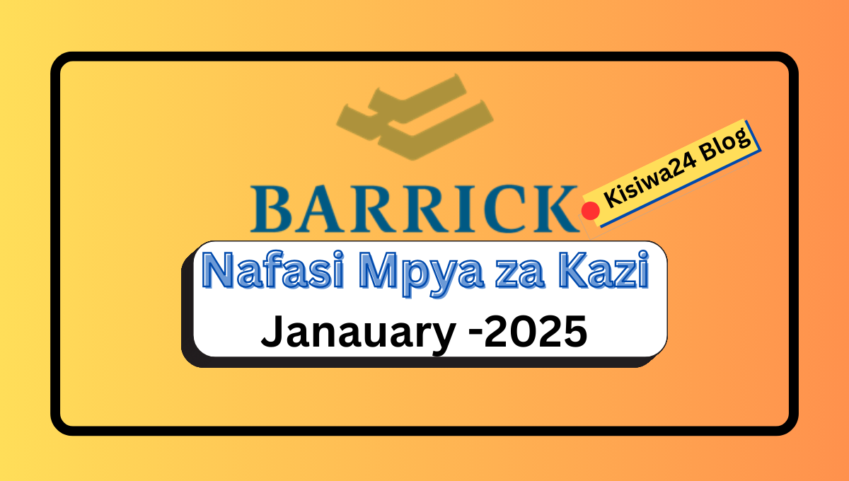 Nafasi 5 za Kazi at Barrick Gold Mine