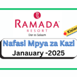 Nafasi za Kazi :- Waiter\waitress at Ramada Resort Hotel