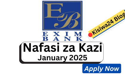Nafasi za Kazi Kutoka Exim Bank January 2025