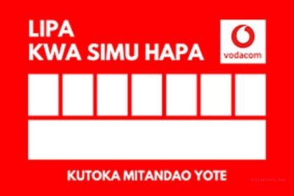 Jinsi Ya Kulipa Kwa Lipa Namba M-Pesa Vodacom