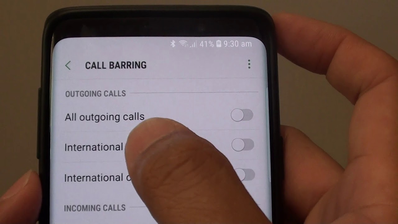 Jinsi ya Kuweka na Kutoa Call Barring Kwenye Simu Yako