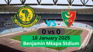 MATOKEO Yanga vs MC Alger 18/01/2025