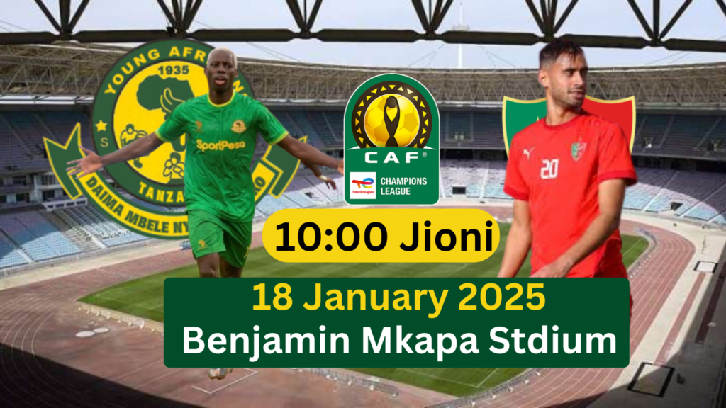 Yanga vs MC Alger Leo 18 January 2025 Ni Saa ngapi?