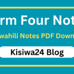 Kiswahili Kidato Cha Nne