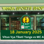 Vituo Vya Kununua Tiketi Mechi ya Yanga vs MC Alger 18/01/2025