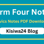 Form Four Civics Notes