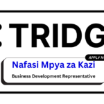 Nafasi za Kazi - Business Development Representative at Tridge February 2025