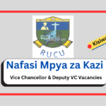 Nafasi za kazi - Vice Chancellor & Deputy VC Vacancies at Ruaha Catholic University