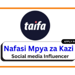 Nafasi za Kazi - Social media Influencer at Taifika February 2025