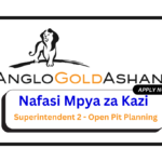 Nafasi za Kazi - Superintendent 2 - Open Pit Planning at AngloGold Ashanti Mine February 2025