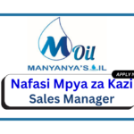 Nafasi za Kazi - Sales Manager at Manyanyas oil limited