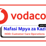 Nafasi za Kazi - HOD: Customer Care Operations at Vodacom