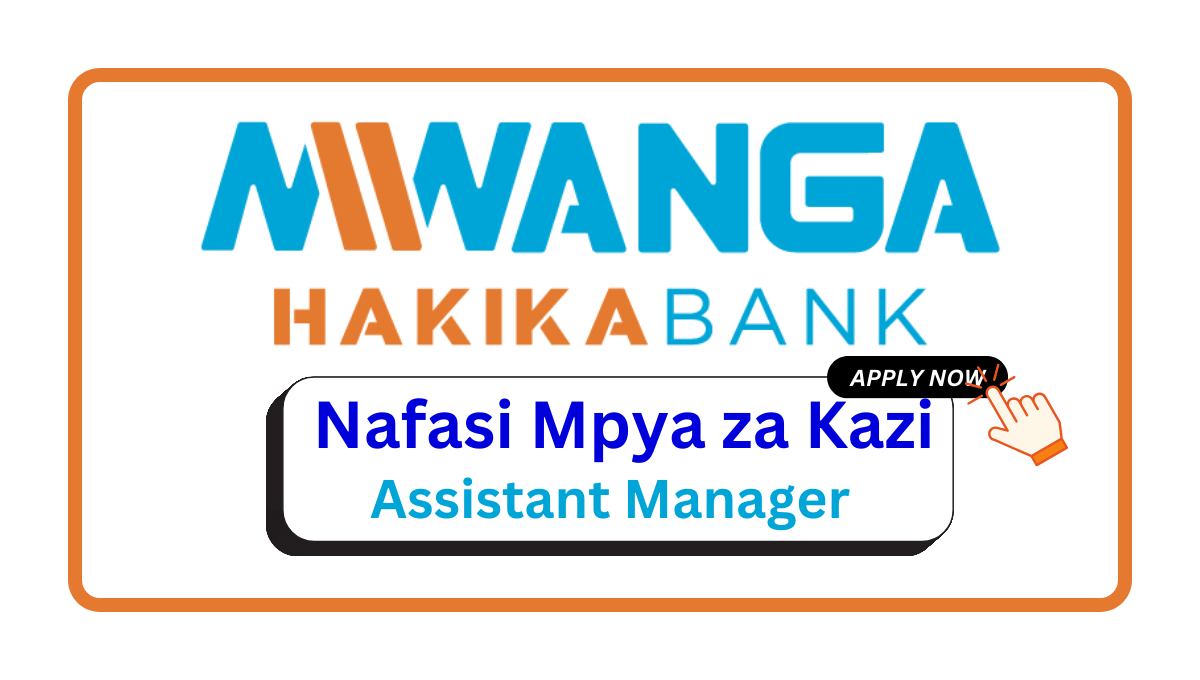 Nafasi za Kazi – Assistant Manager at Mwanga Hakika Bank