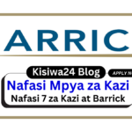 Nafasi 7 za Kazi at Barrick Gold Mine