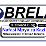 Nafasi 3 za Kazi at BRELA Tanzania February 2025