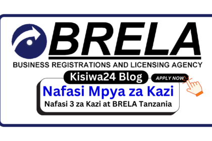 Nafasi 3 za Kazi at BRELA Tanzania February 2025