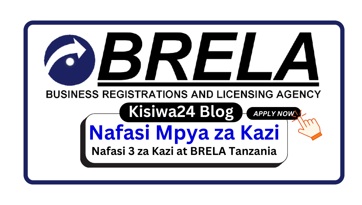 Nafasi 3 za Kazi at BRELA Tanzania February 2025