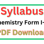 Chemistry Syllabus for Ordinary Level I-IV 2025