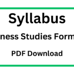 Business Studies Syllabus for Ordinary Level I-IV 2025
