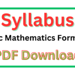 Basic Mathematics Syllabus for Ordinary Level I-IV 2025