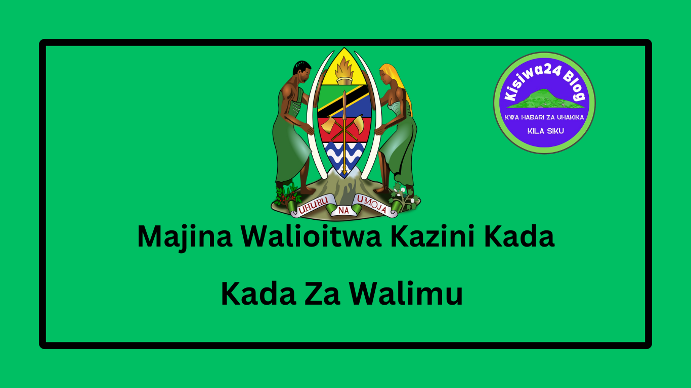 Majina Walioitwa Kazini Kada Za Walimu January 2025