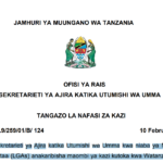Ajira Mpya 2,611 za Walimu Kutoka  MDAs NA LGAs February 2025