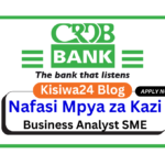 Nafasi za Kazi - Business Analyst SME at CRDB Bank Plc March 2025