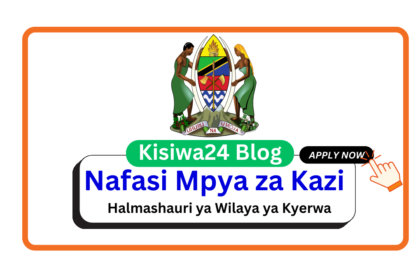 Nafasi 6 za Kazi Halmashauri ya Wilaya ya Kyerwa March 2025