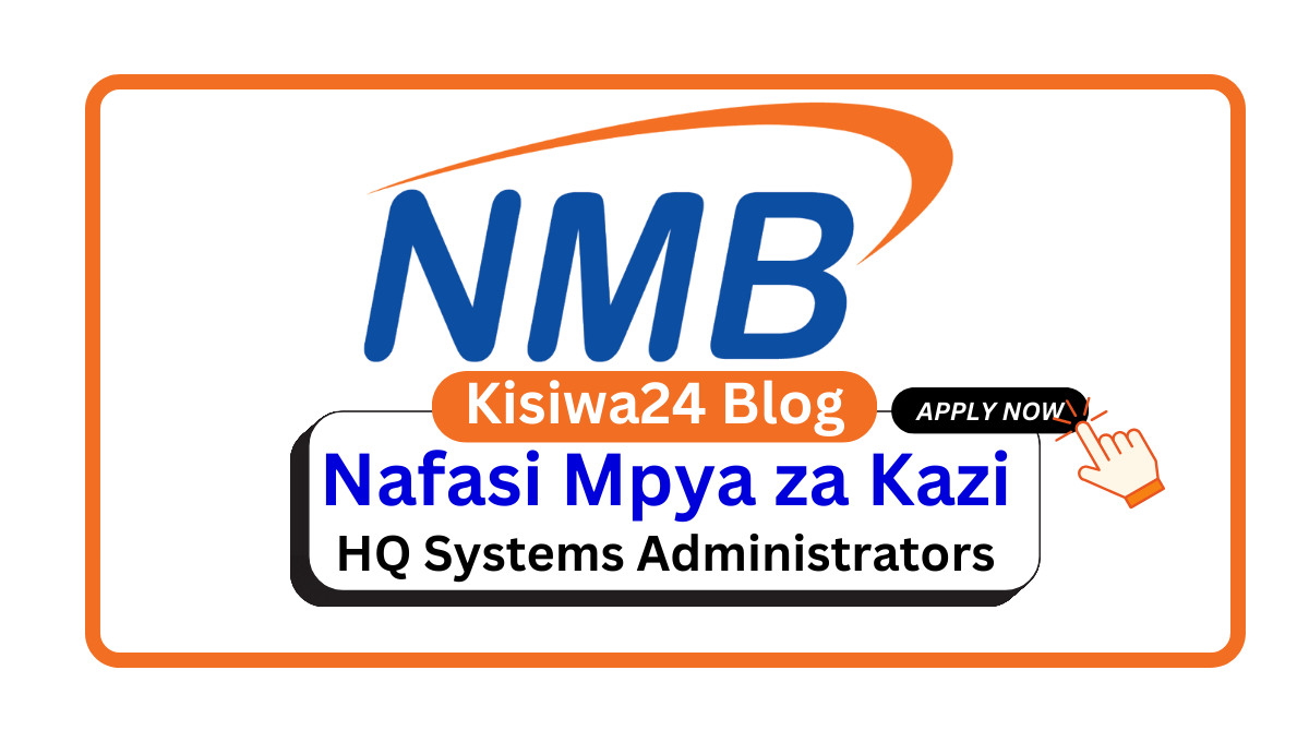 Nafasi za Kazi – HQ Systems Administrators at NMB Bank March 2025
