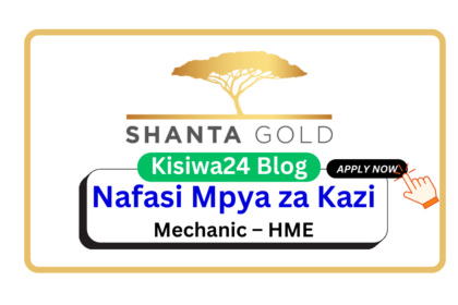 Nafasi za Kazi - Mechanic – HME at Shanta Gold March 2025