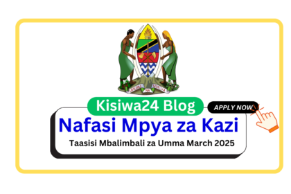Nafasi 57 za Kazi Taasisi Mbalimbali za Umma March 2025